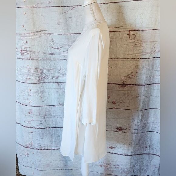 A.L.C. Allie Crochet Insert Crepe Dress Size 6 - Picture 3 of 6